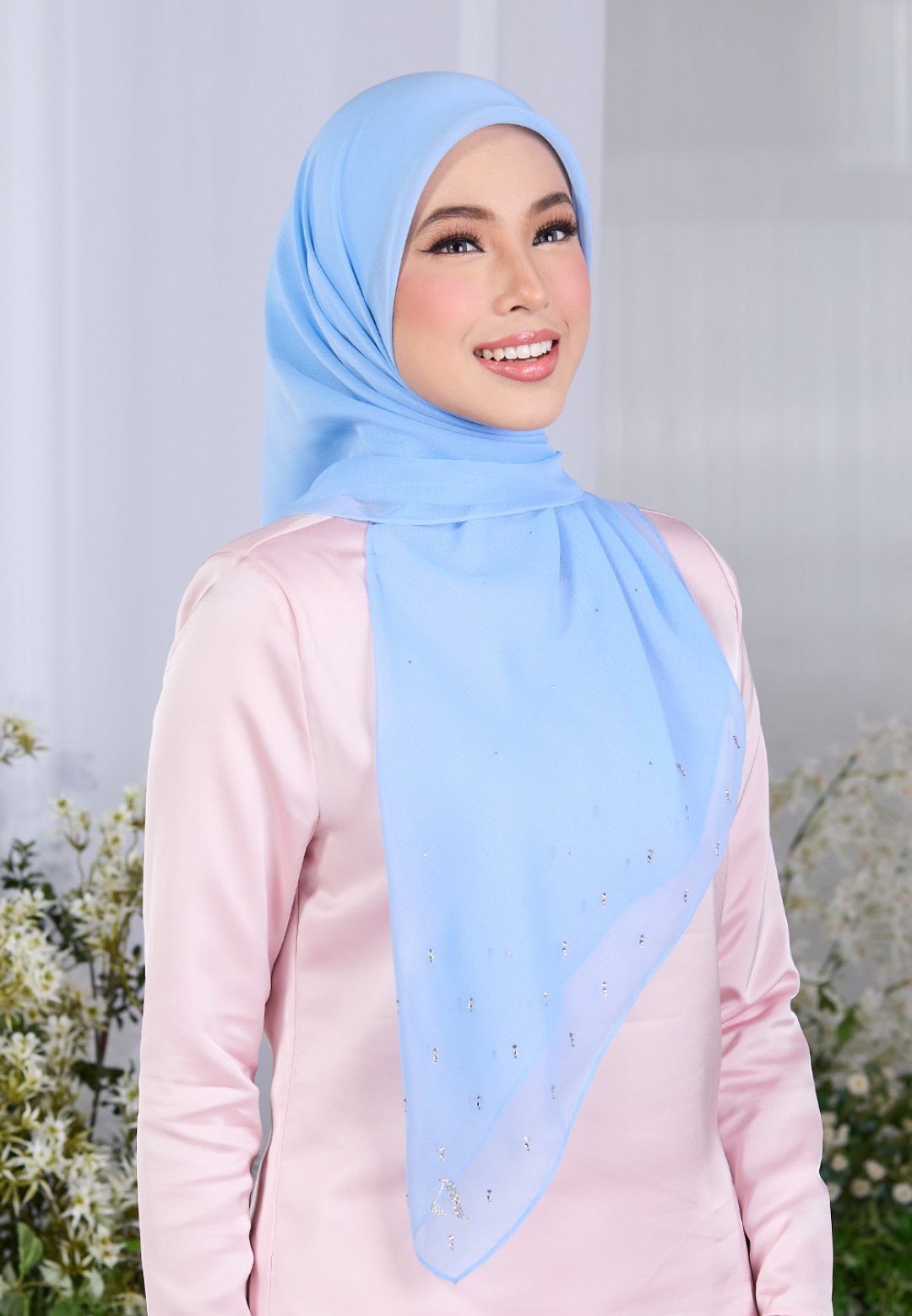 SQ GLORIBLOOM VOILE PLAIN DIAMOND