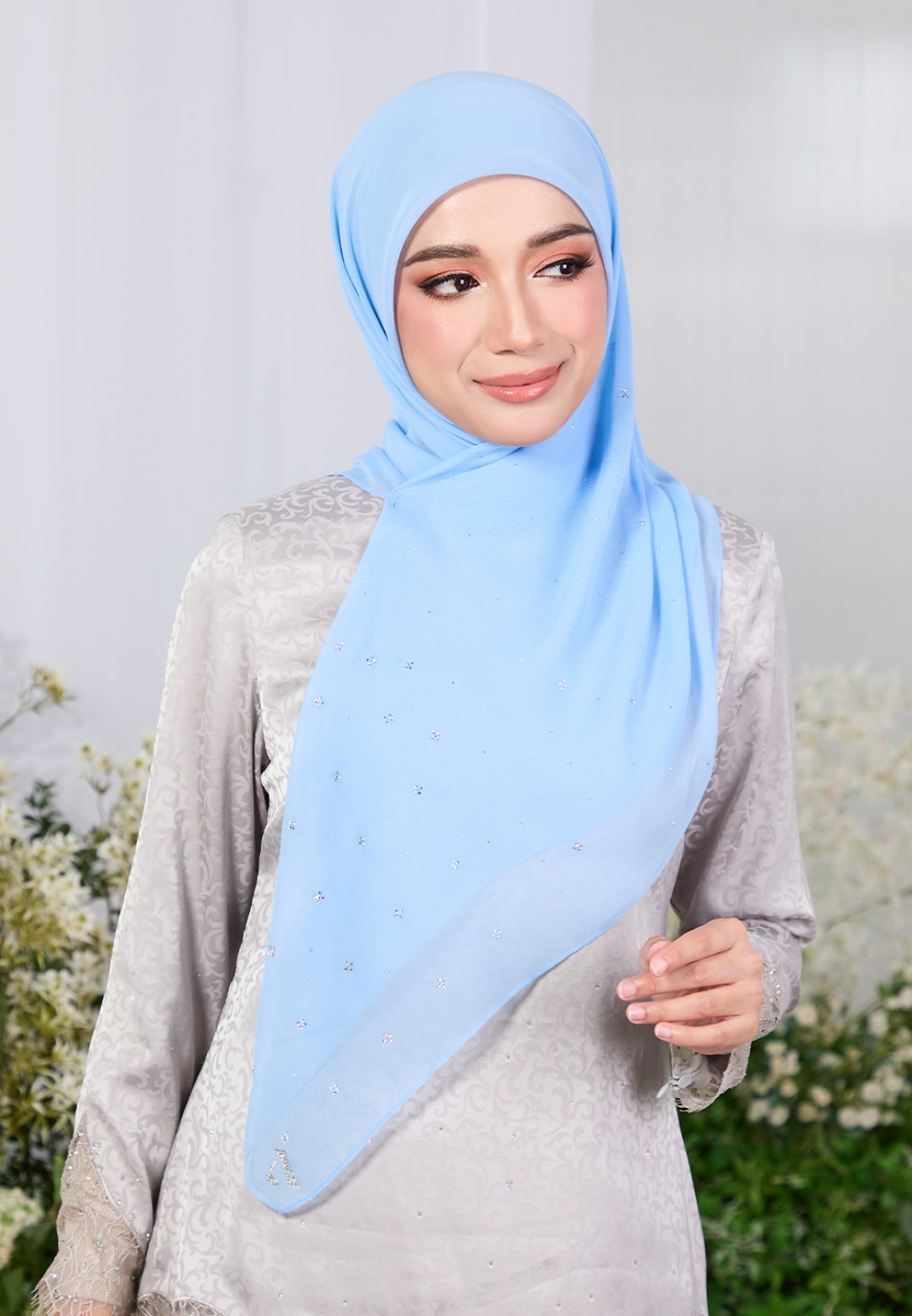 SQ FLUERENCE VOILE PLAIN DIAMOND
