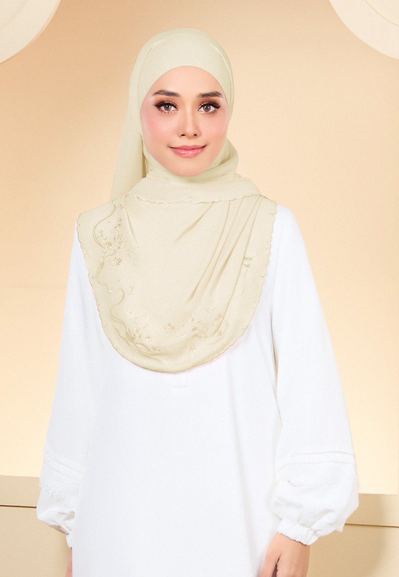 SHAWL JUITA PLAIN EMBROIDERY