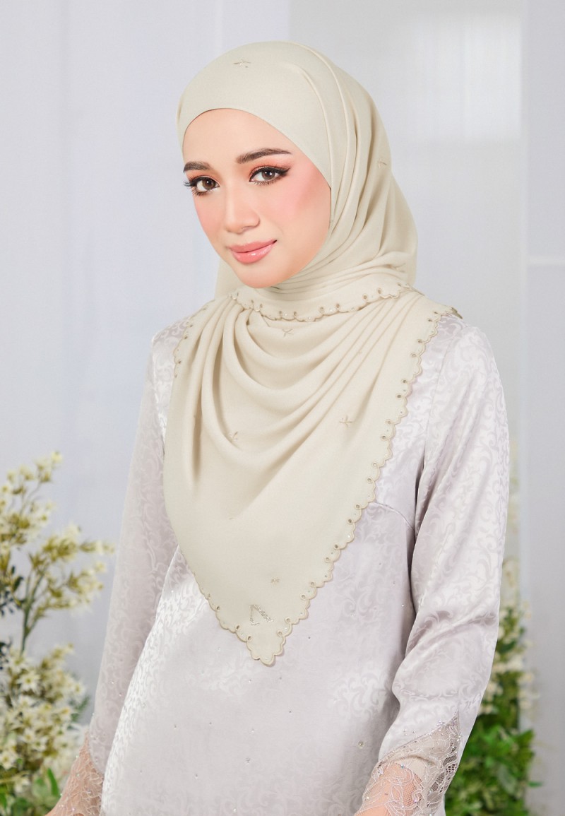 SHAWL ZARRA PLAIN EMBROIDERY