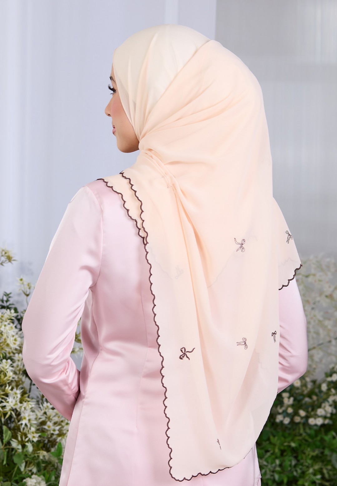 SHAWL ROXY PLAIN EMBROIDERY