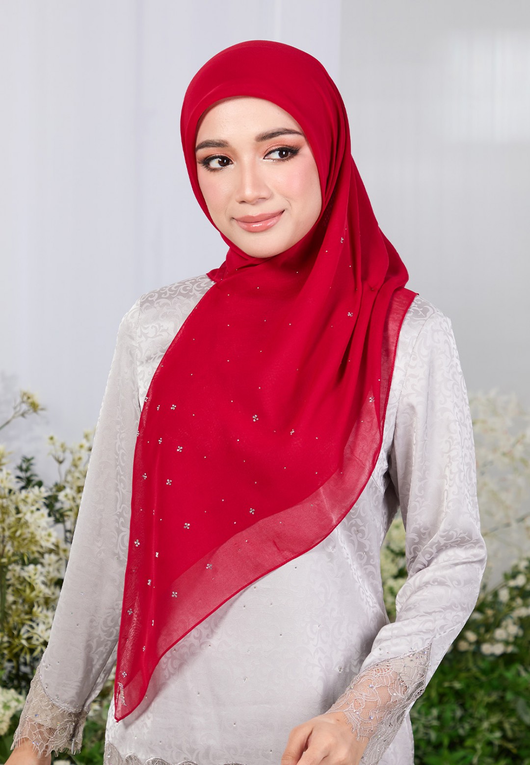 SQ FLUERENCE VOILE PLAIN DIAMOND