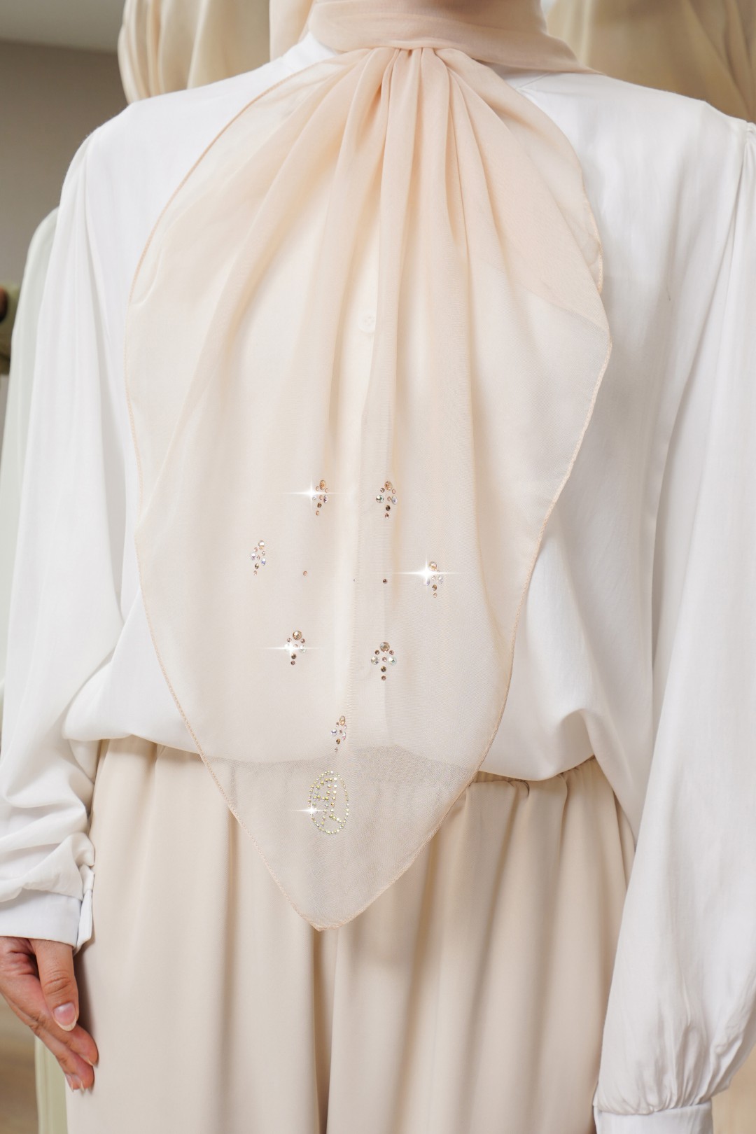 SQUARE ANAYA VOILE PLAIN DIAMOND