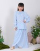 CRYSTALIA BAJU KURUNG IN SKY BLUE (KIDS)