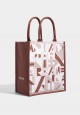 LINE LETRA TOTE BAG MIDI IN CIDER