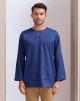 KURTA GHAZI IN COBALT BLUE