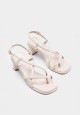 FREYA STRAPPY HEELS IN CREAM