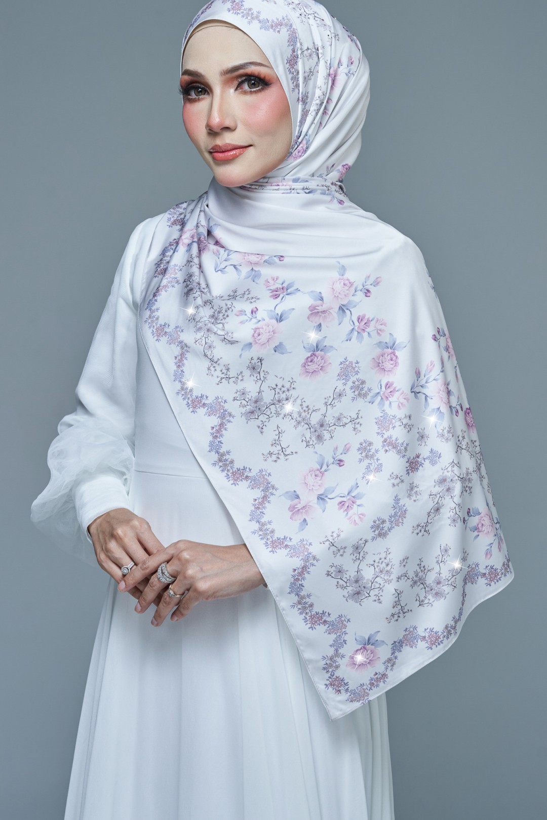 SHAWL PETALS PALS PRINTED DIAMOND