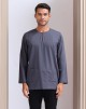 KURTA KHAIR IN DARK GREY