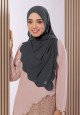 SHAWL POPSICLE EMBROIDERY IN DARK GREY