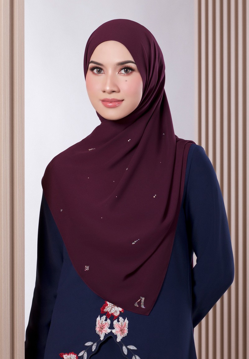 SHAWL WARDAH PLAIN DIAMOND 228