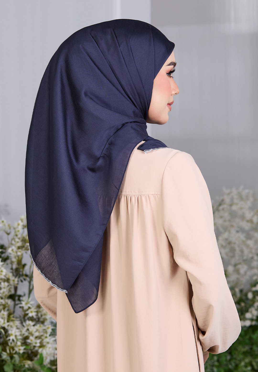 SQ ESME VOILE PLAIN EMBROIDERY