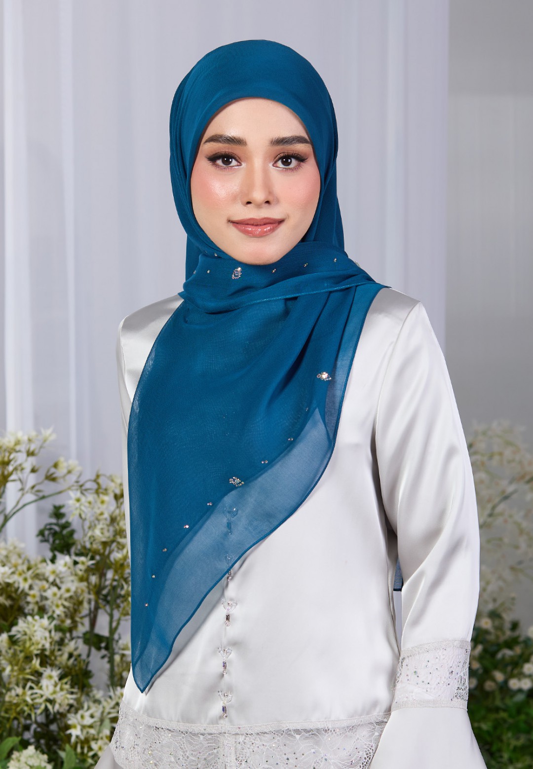 SQ CRYSTAROSE VOILE PLAIN DIAMOND