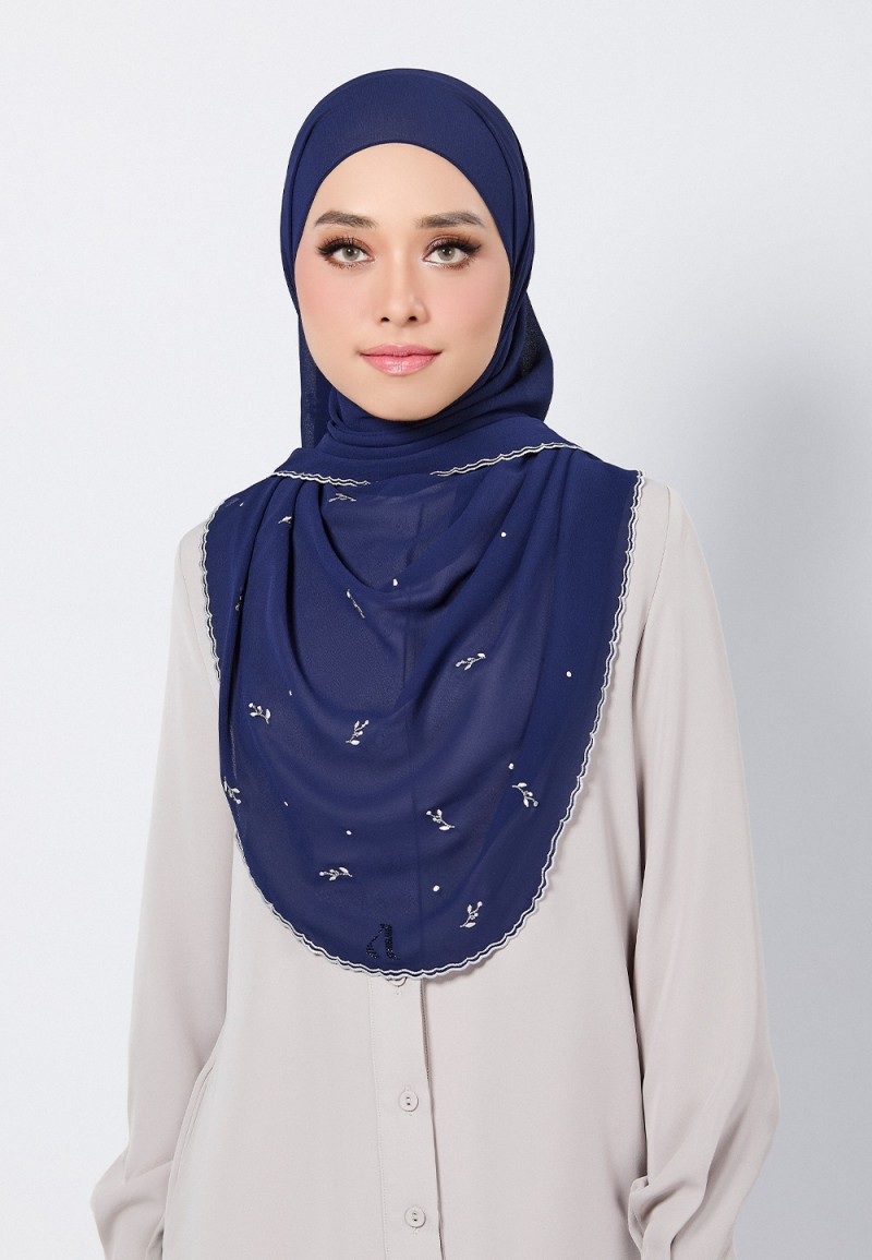 SHAWL ADORA PLAIN EMBROIDERY