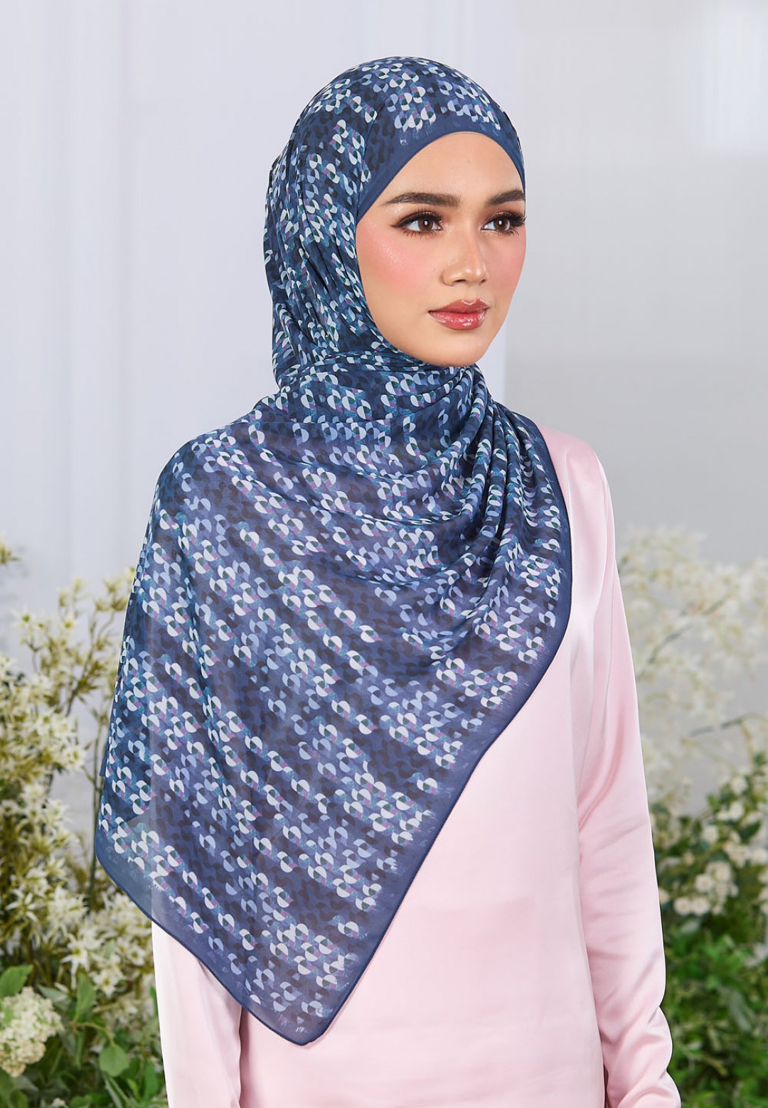 SHAWL DREAMY GLAZE PRINTED