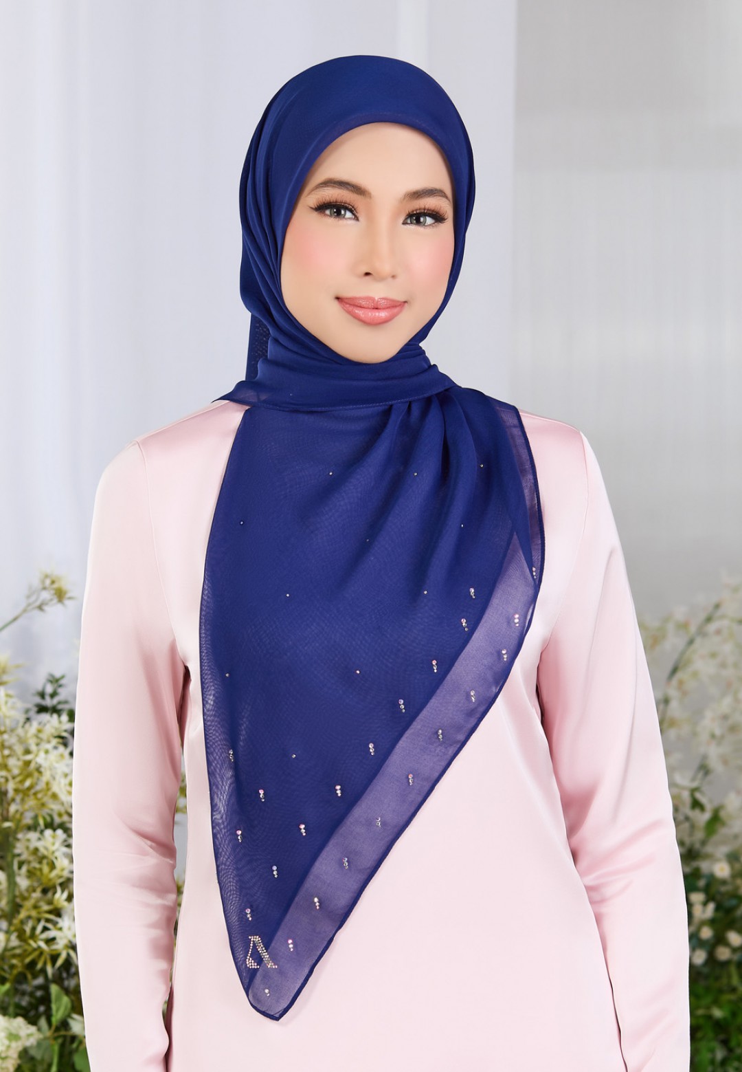 SQ GLORIBLOOM VOILE PLAIN DIAMOND