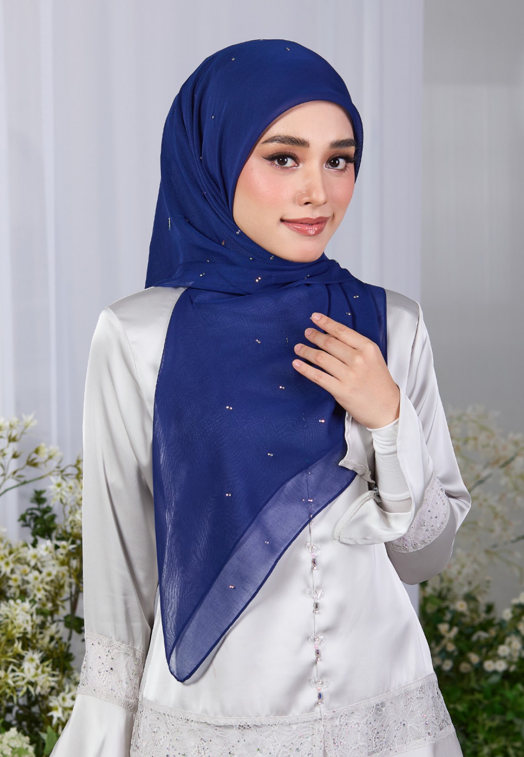 SQ TWILORIA VOILE PLAIN DIAMOND