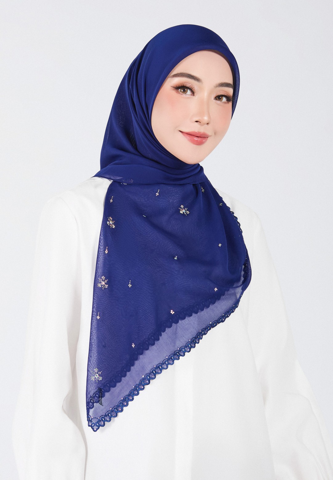 SQ ARIA GLEAM VOILE EMBROIDERY DIAMOND