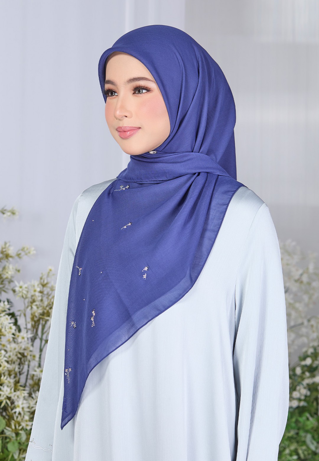 SQ PETALISCENT VOILE PLAIN DIAMOND