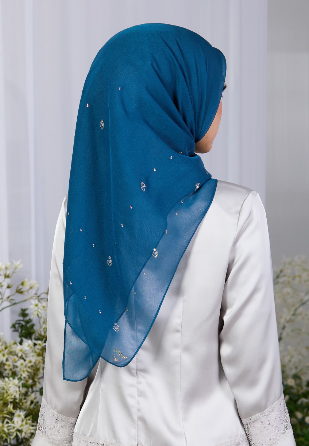 SQ CRYSTAROSE VOILE PLAIN DIAMOND