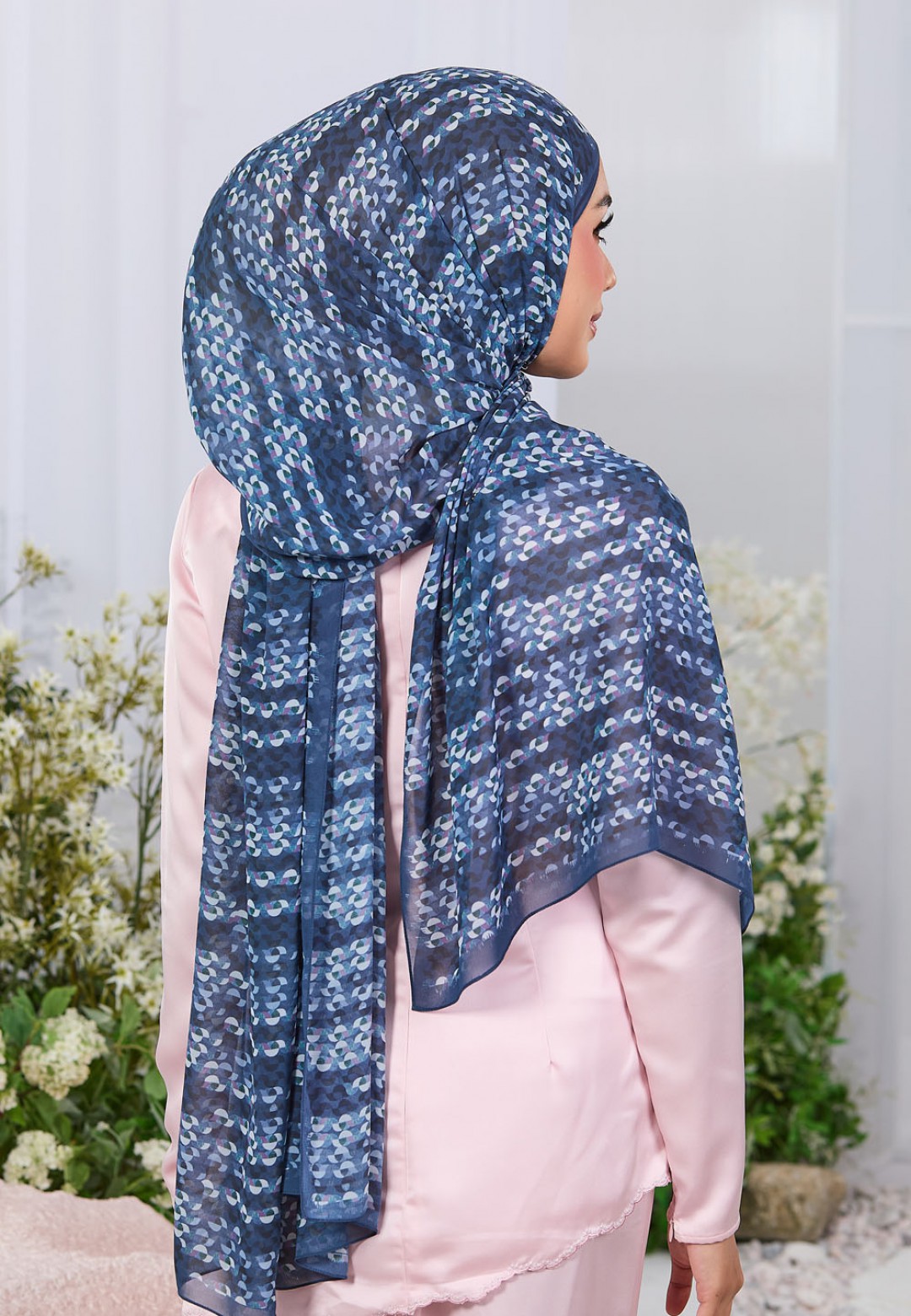 SHAWL DREAMY GLAZE PRINTED