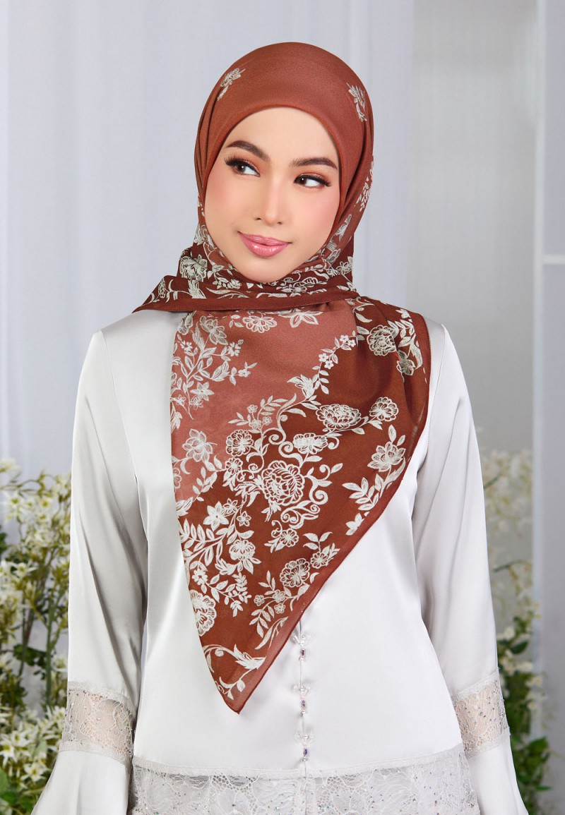 SQ BLOOMIRIS VOILE PRINTED