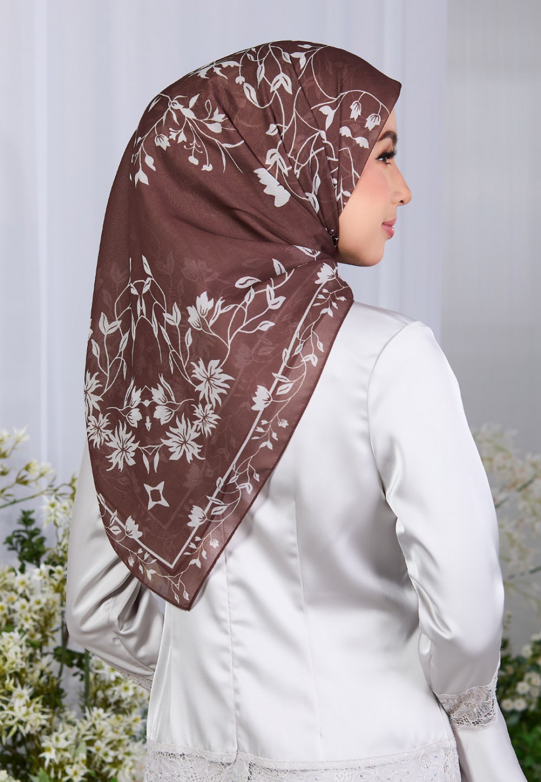 SQ SUMEYYAH VOILE PRINTED LASERCUT