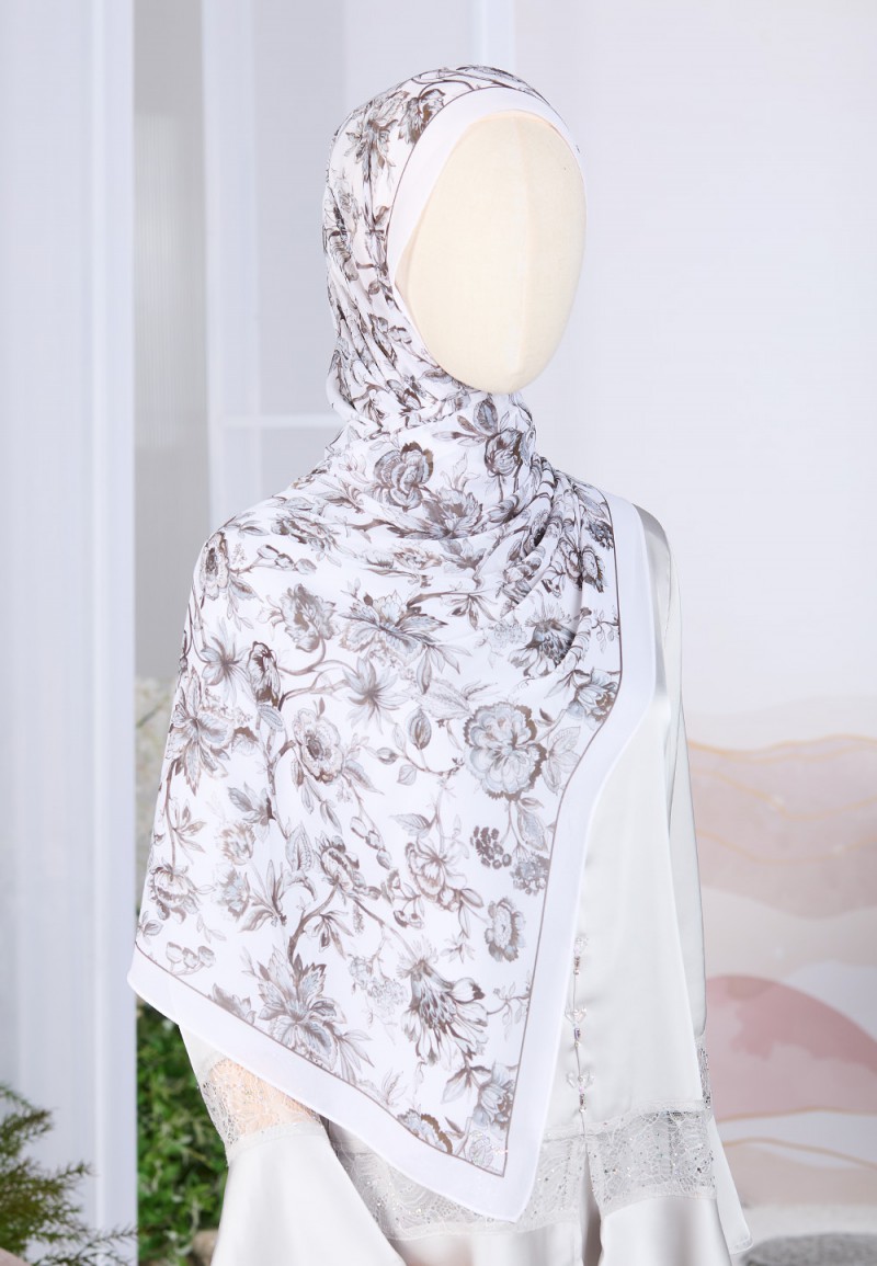 SHAWL ROSELLURE PRINTED
