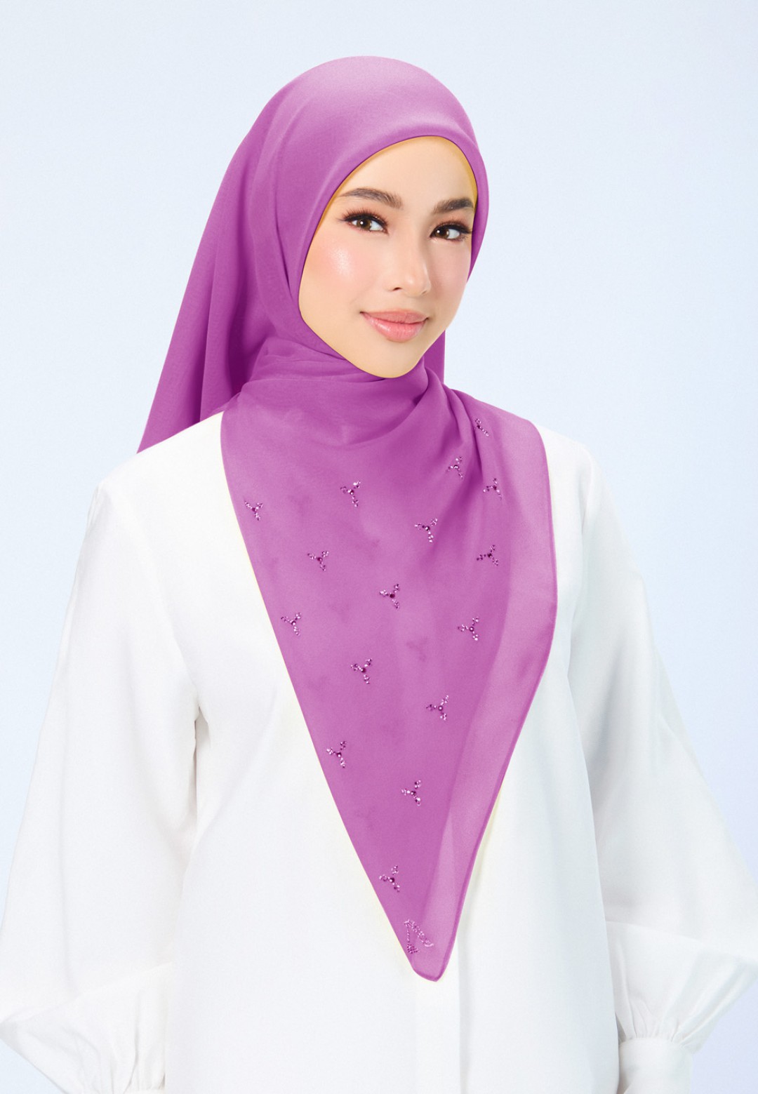SQ CRYSTALLIQUE VOILE PLAIN DIAMOND