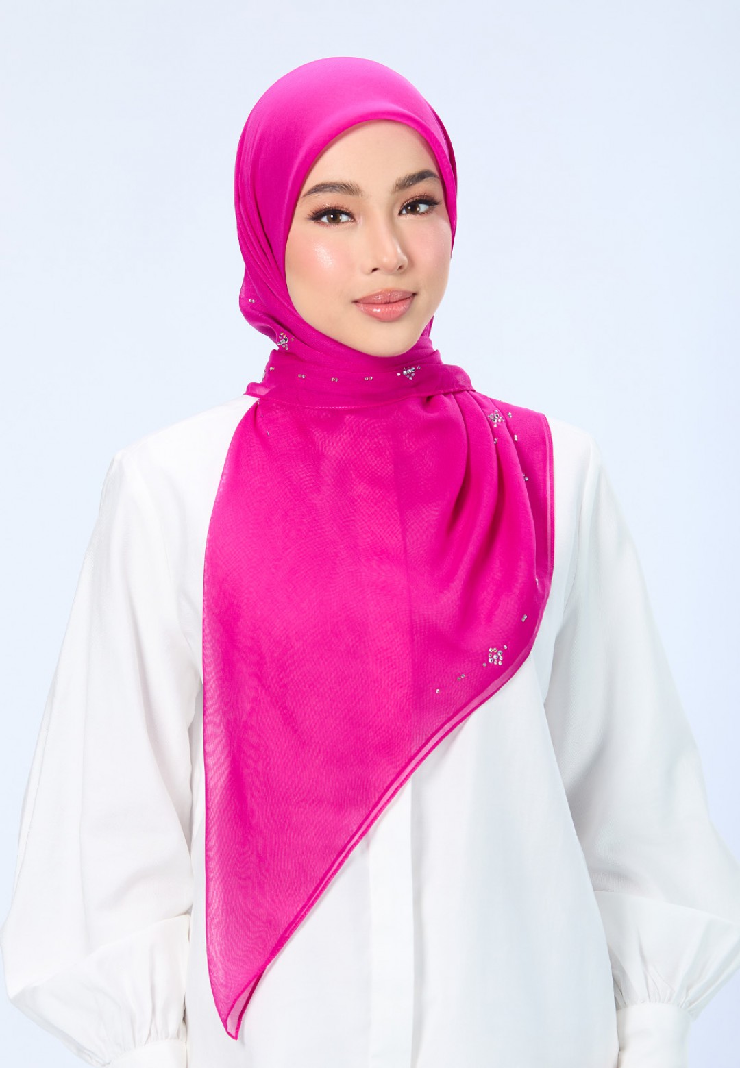 SQ LILYORA VOILE PLAIN DIAMOND