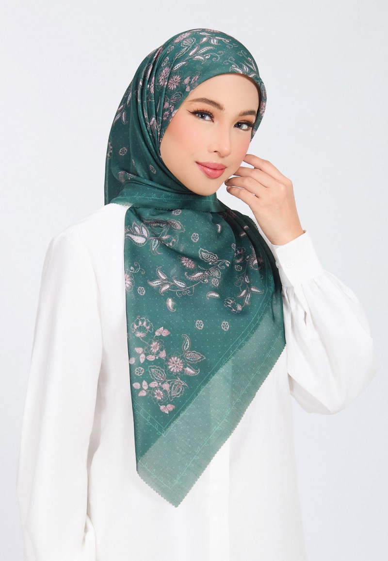 SQ SAPHIYAH VOILE PRINTED LASERCUT