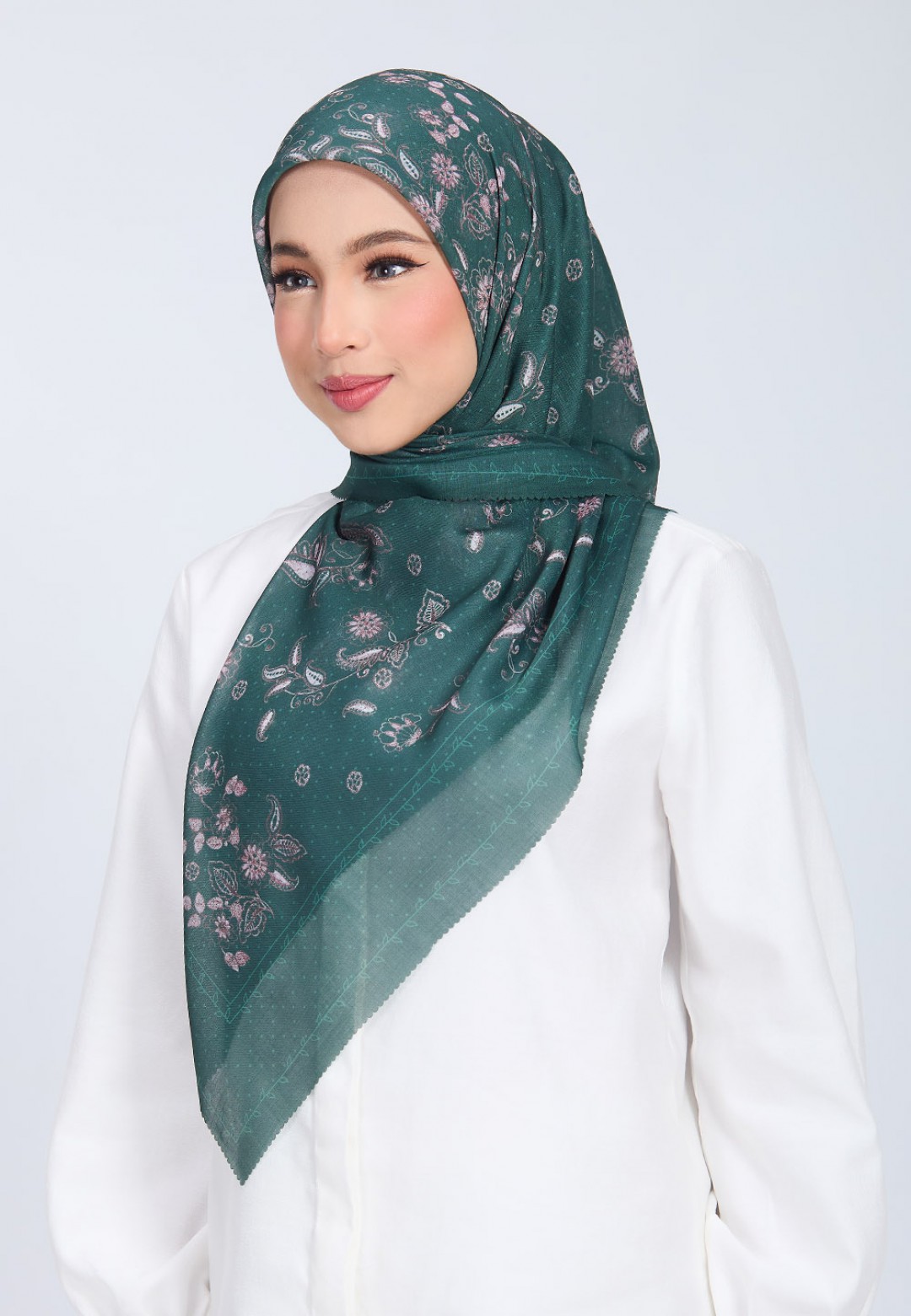 SQ SAPHIYAH VOILE PRINTED LASERCUT