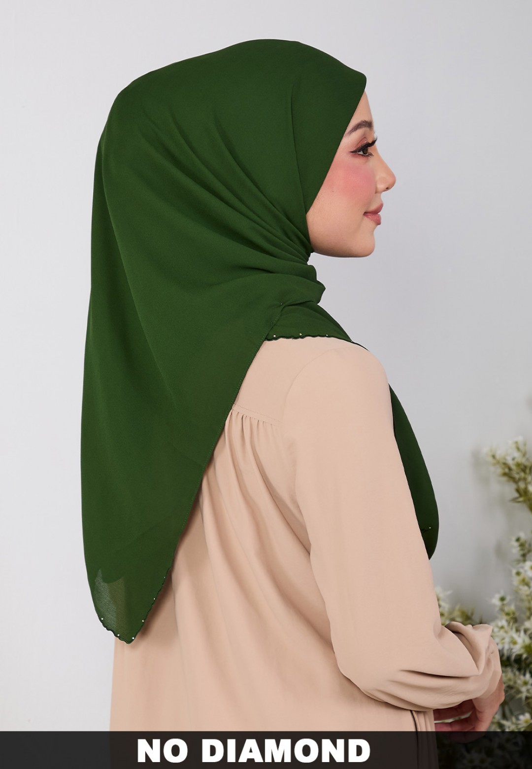 SQ FLUERITH PLAIN EMBROIDERY