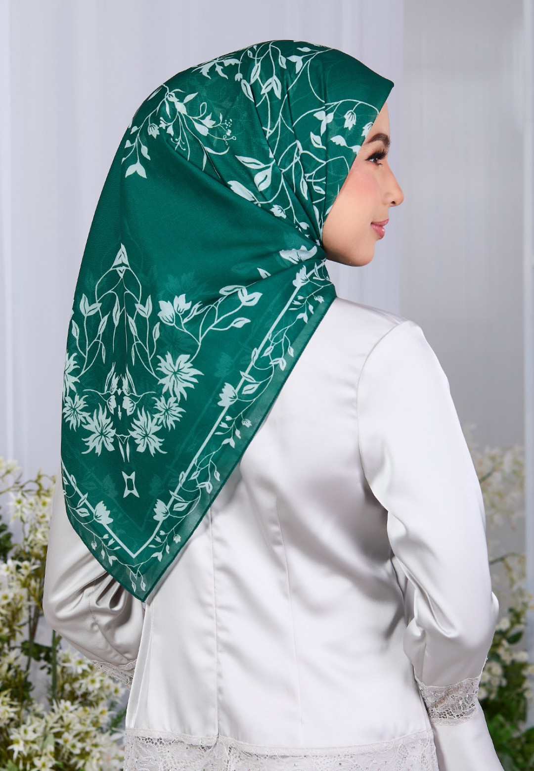 SQ SUMEYYAH VOILE PRINTED LASERCUT
