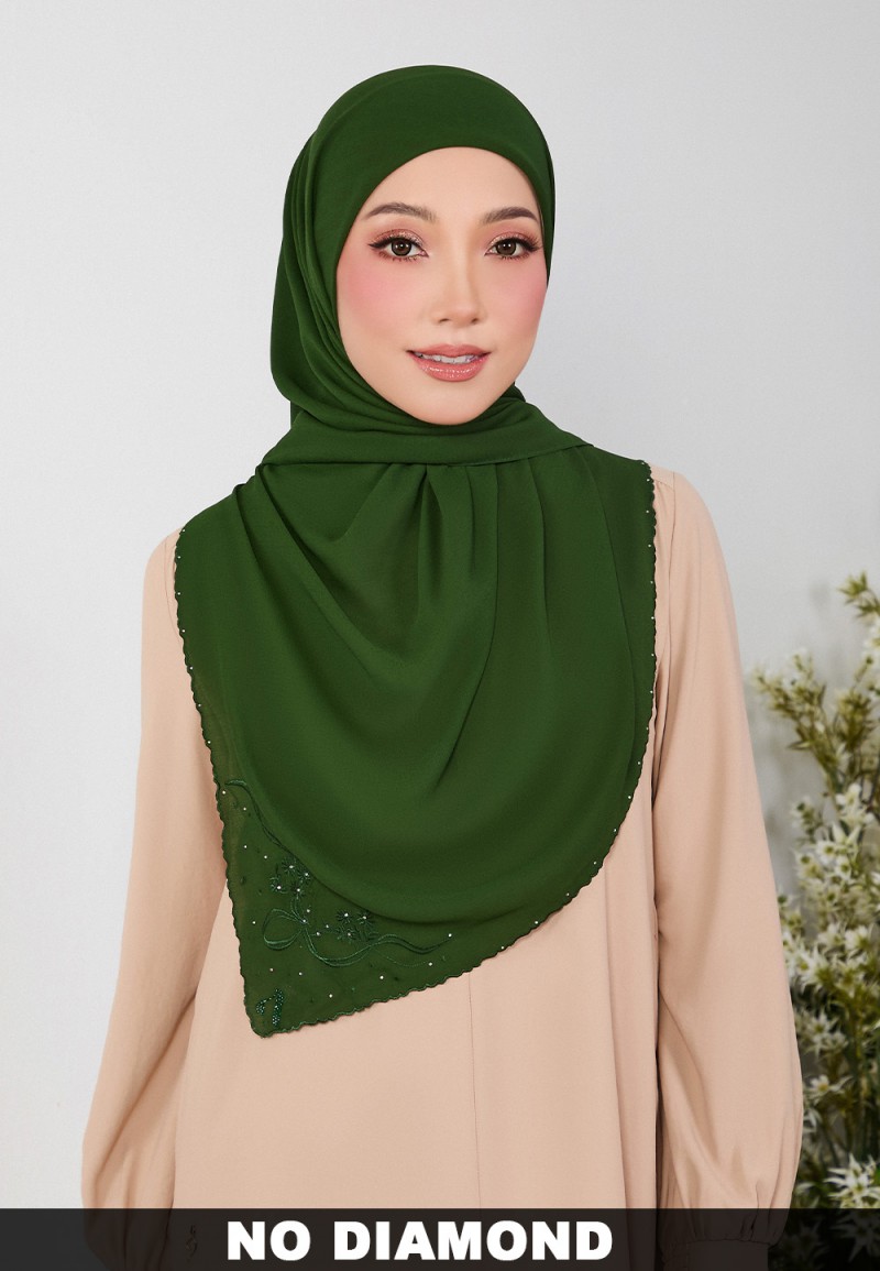 SQ FLUERITH PLAIN EMBROIDERY
