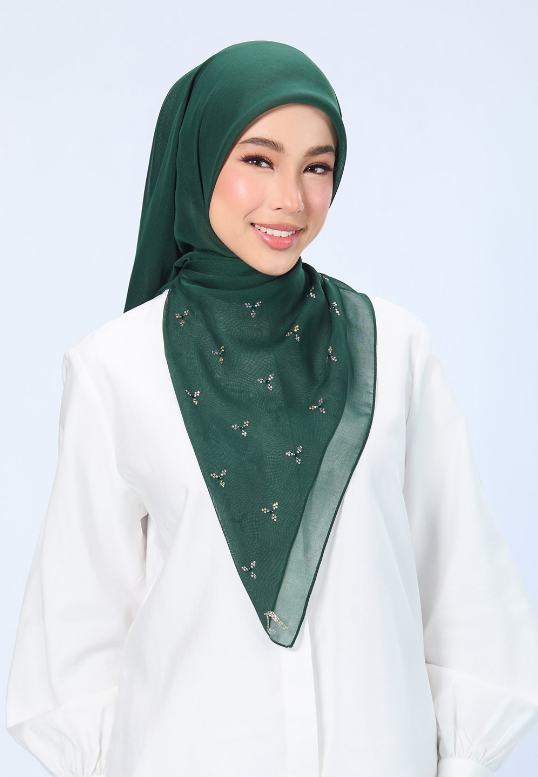 SQ CRYSTALLIQUE VOILE PLAIN DIAMOND