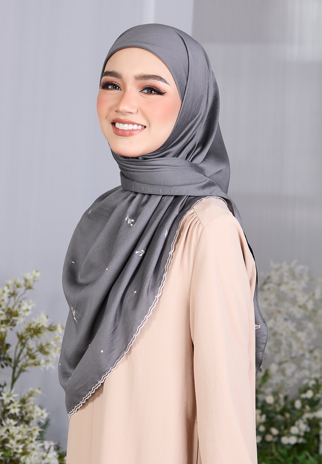 SQ ESME VOILE PLAIN EMBROIDERY