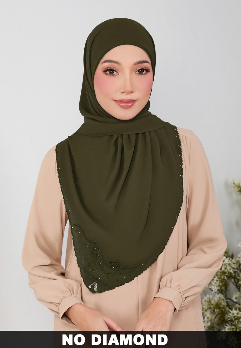 SQ FLUERITH PLAIN EMBROIDERY