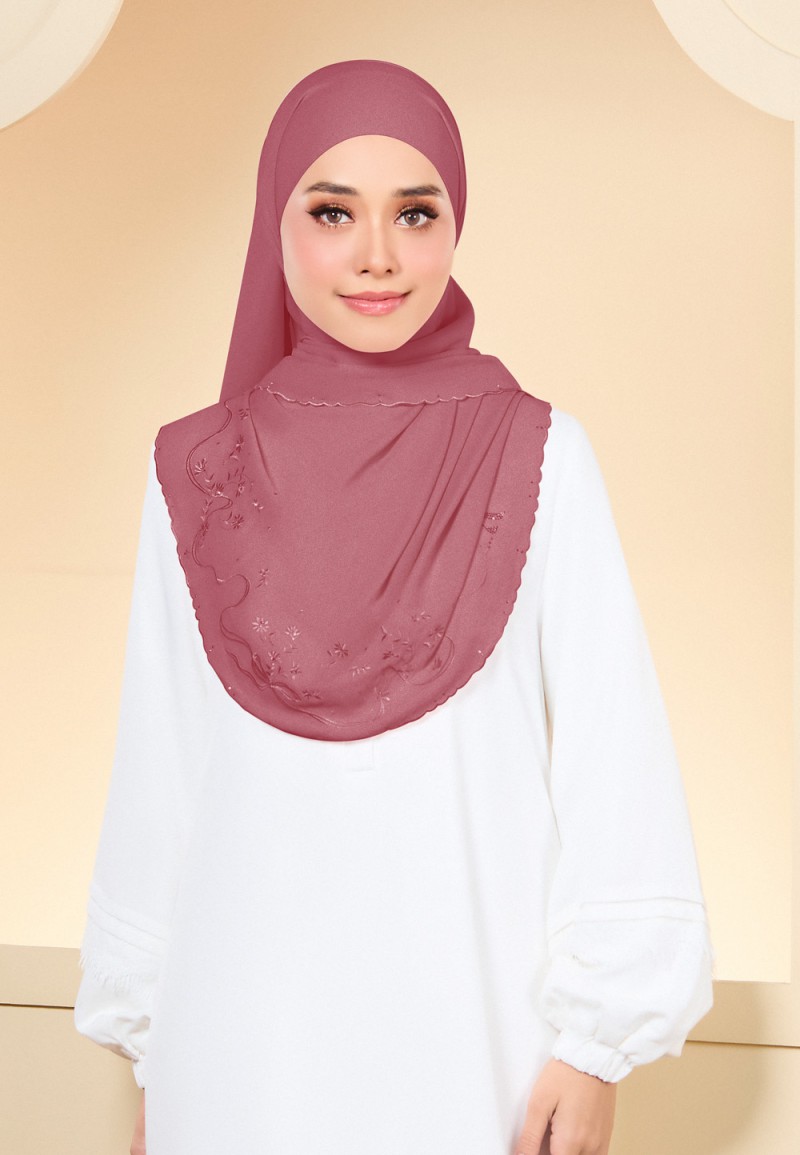 SHAWL JUITA PLAIN EMBROIDERY