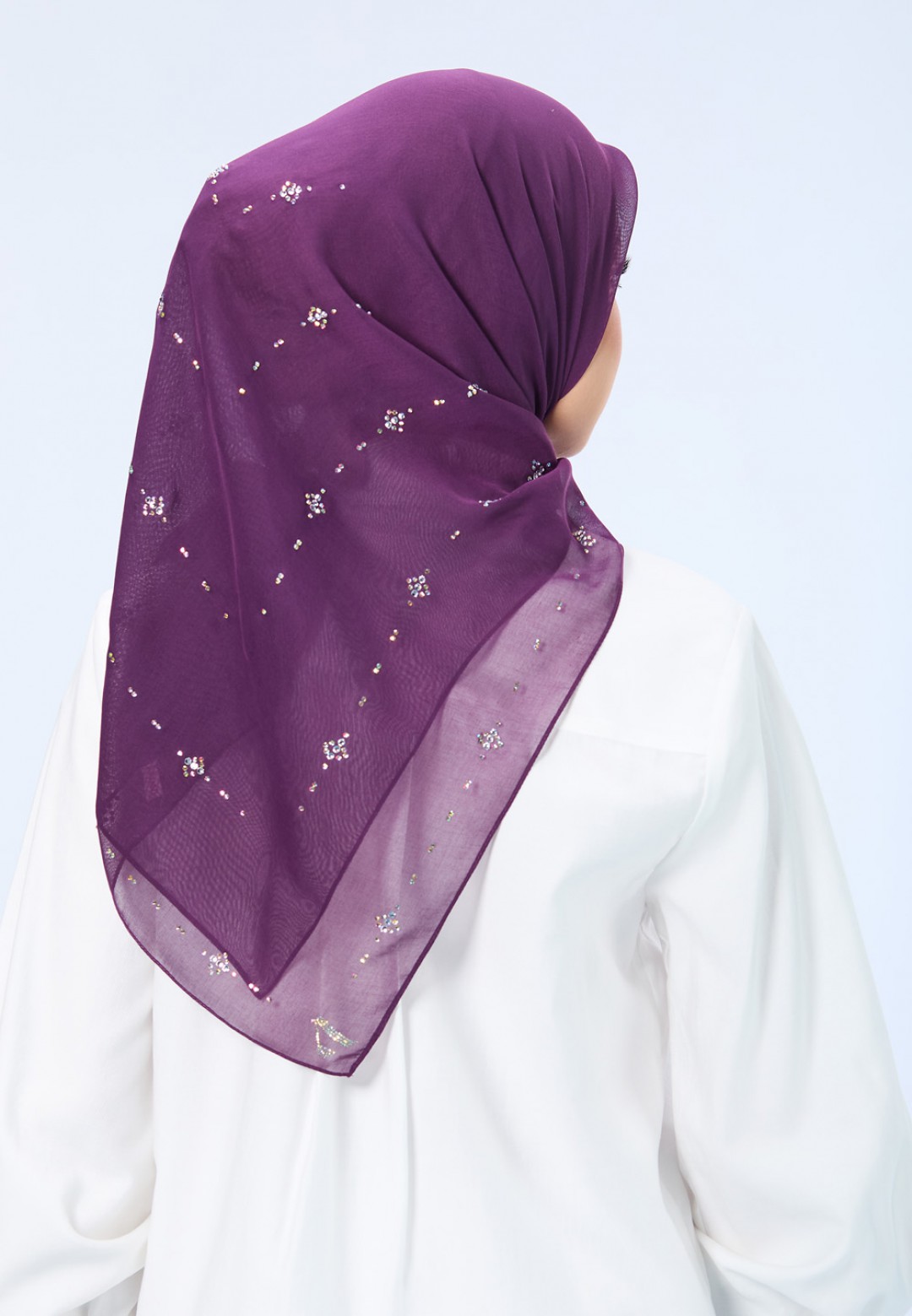 SQ LILYORA VOILE PLAIN DIAMOND