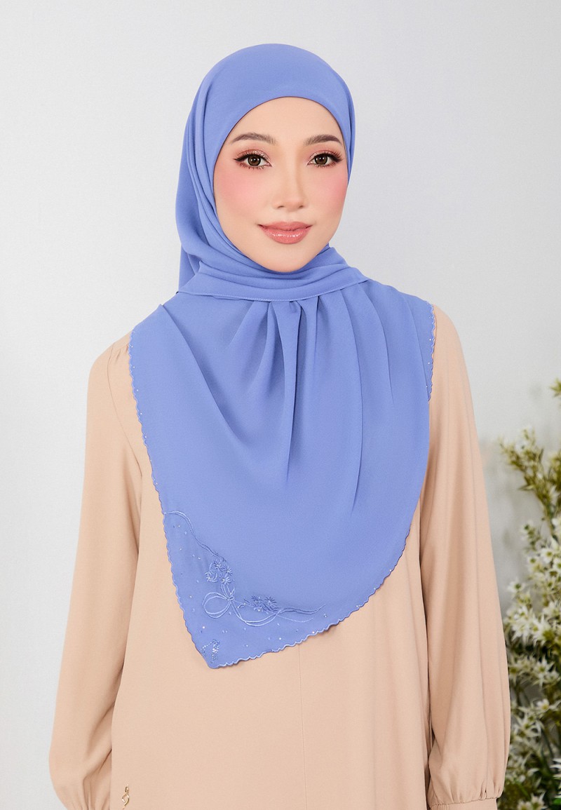 SQ FLUERITH PLAIN EMBROIDERY DIAMOND