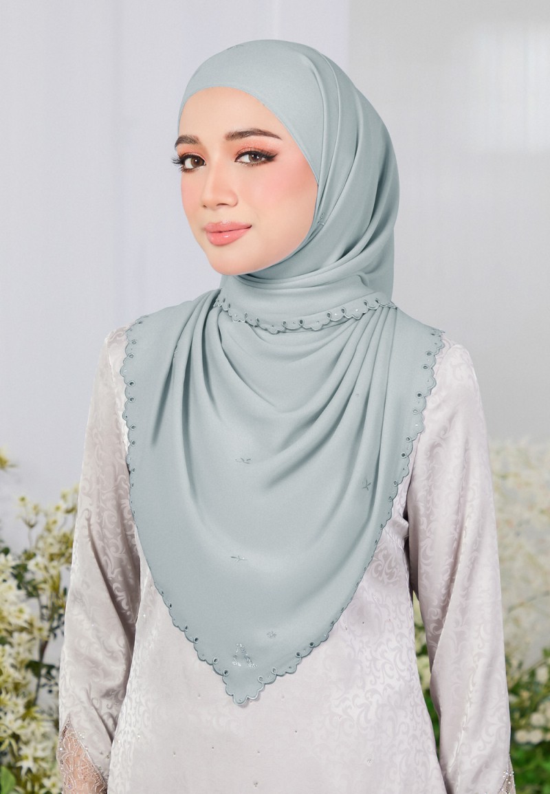SHAWL ZARRA PLAIN EMBROIDERY