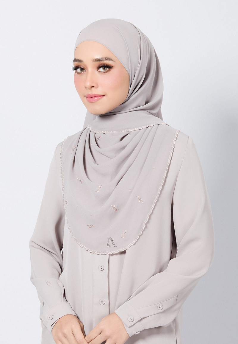 SHAWL ADORA PLAIN EMBROIDERY