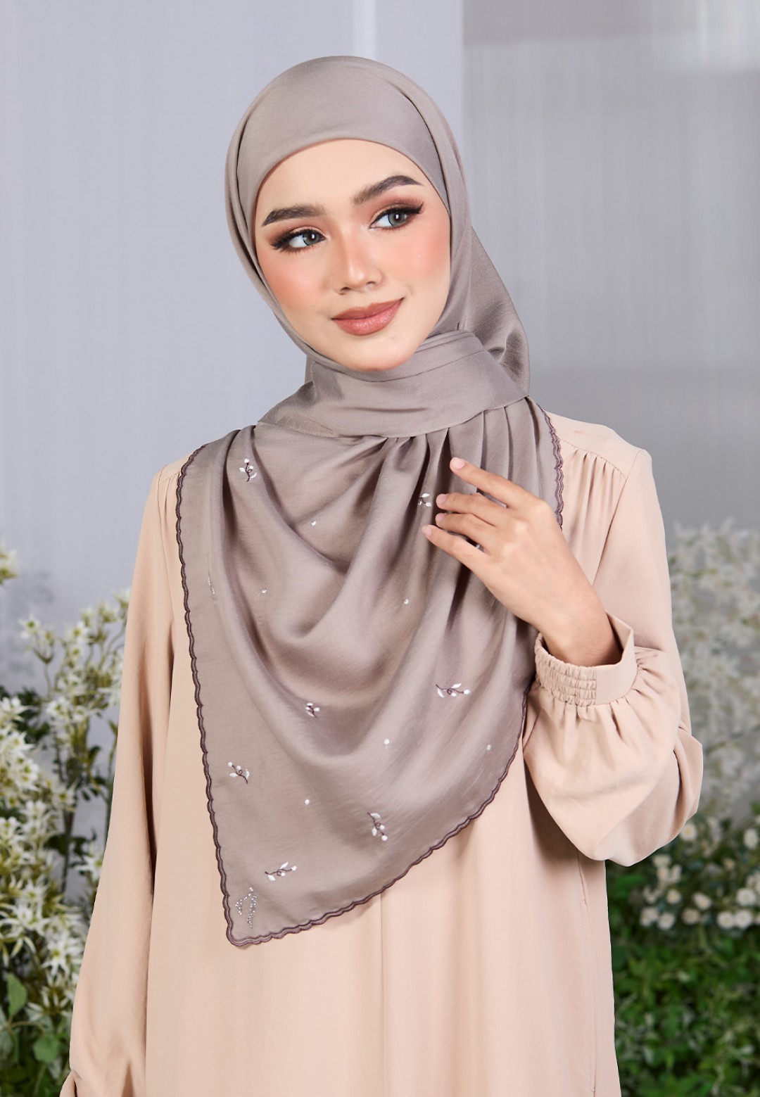 SQ ESME VOILE PLAIN EMBROIDERY