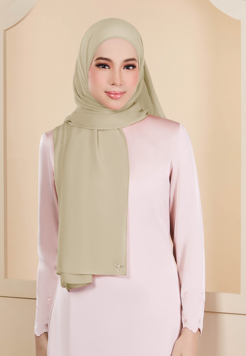 SHAWL HOUDA SILKY CHIFFON PLAIN