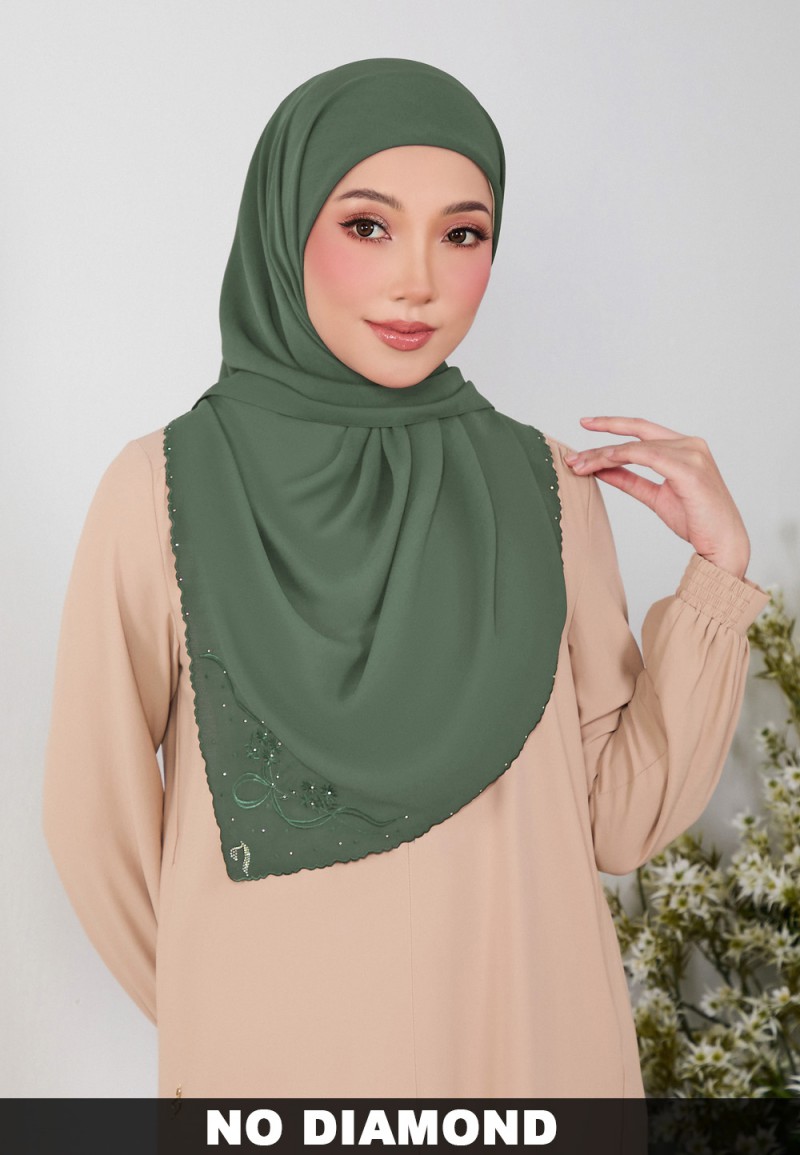 SQ FLUERITH PLAIN EMBROIDERY