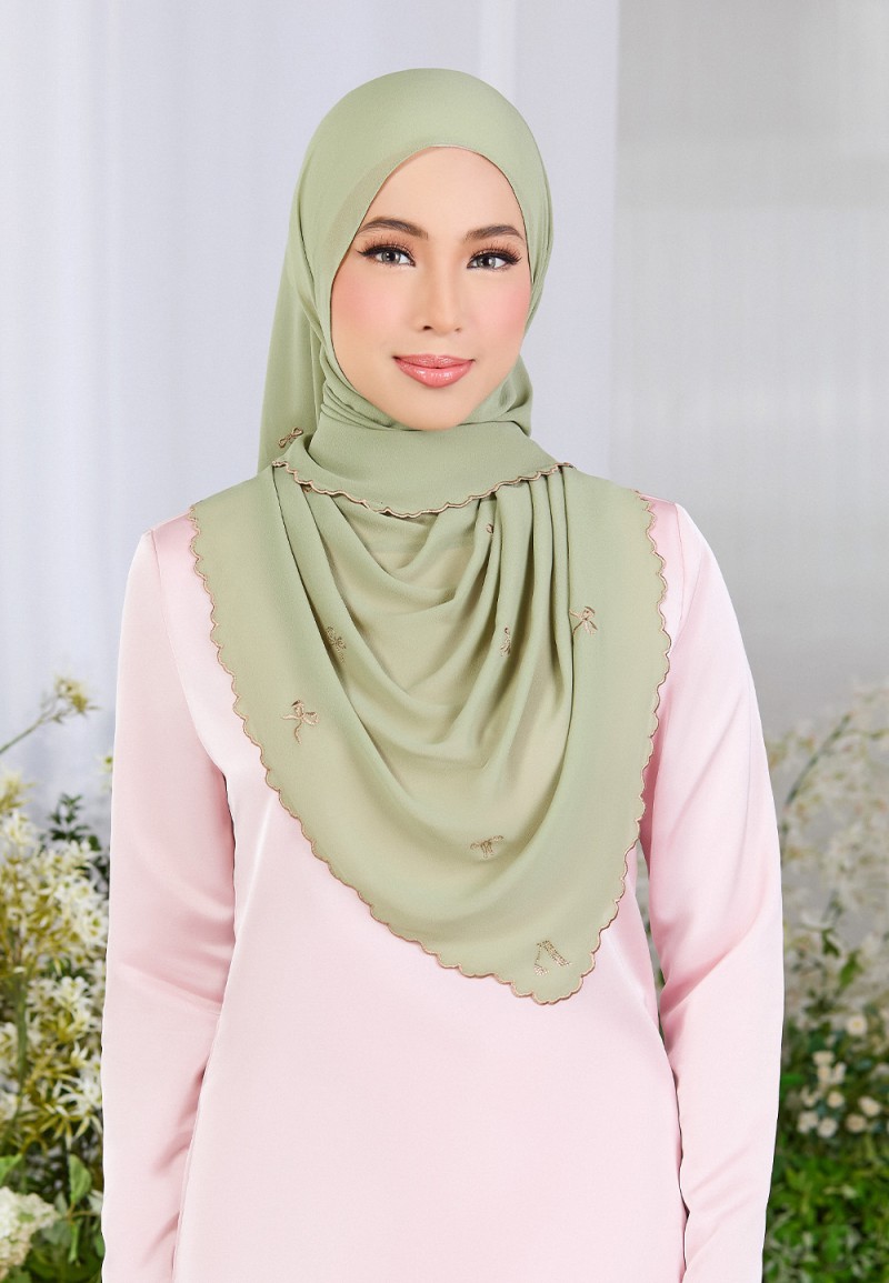 SHAWL ROXY PLAIN EMBROIDERY
