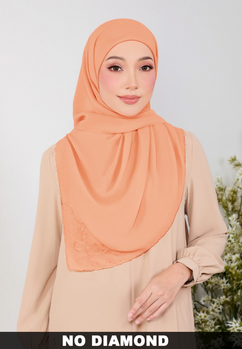 SQ FLUERITH PLAIN EMBROIDERY