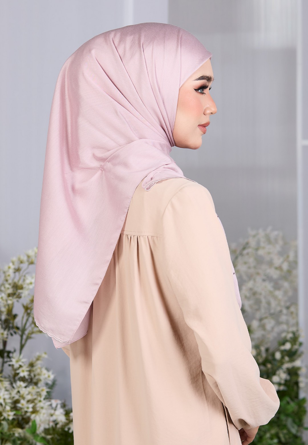 SQ ESME VOILE PLAIN EMBROIDERY