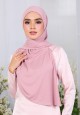 INSTANT TANYA SLIT PLAIN IN DUSTY PINK